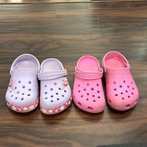 Girls Crocs size 3